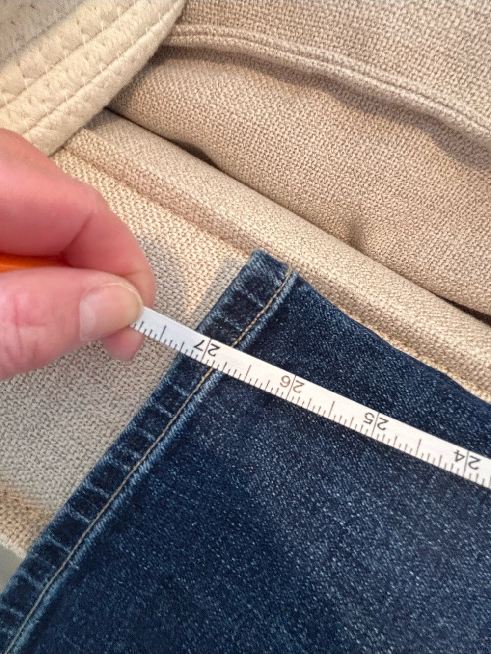 Citizens Of Humanity Slim Straight Jeans in Dark Blue - Picture 4 of 7